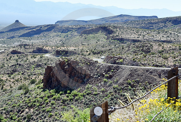 WESTBOUND MORNING (Rt 66 Oatman AZ)