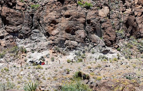 RED BIKE WESTBOUND (Rt 66 Oatman AZ)