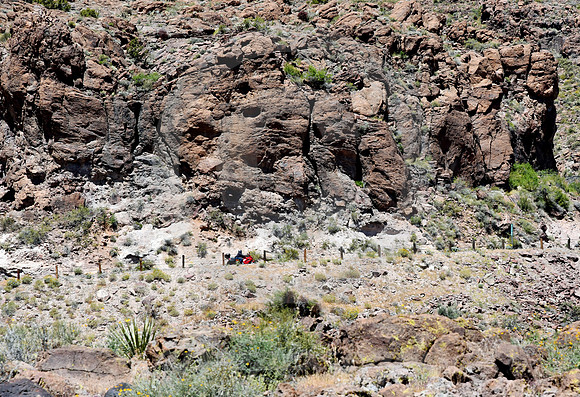 RED BIKE WESTBOUND #2 (Rt 66 Oatman AZ)