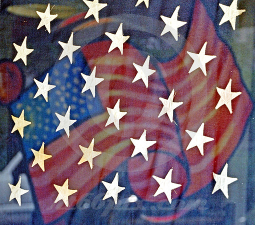 STARS OVER FLAG (Lincoln Highway Fort Collins CO)