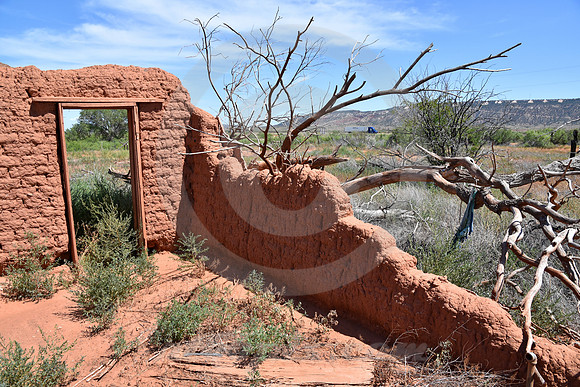 MELTING ADOBE (Rt 66 Montoya NM)