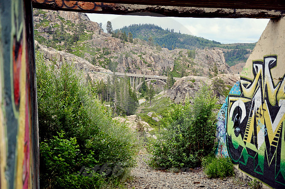 SUBWAY FROM BELOW #2 (Lincoln Highway Donner Pass CA)