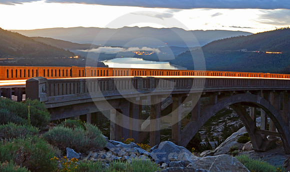 LIGHT PAINTING (Lincoln Highway Donner Pass CA)