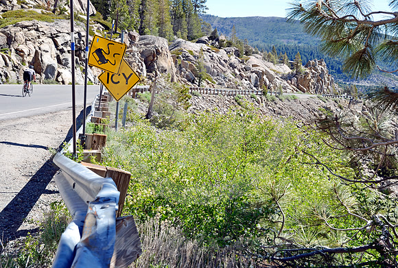 ICY (Lincoln Highway nr Donner Lake CA)