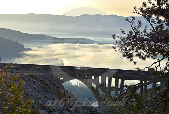 UPBOUND AT DAWN #1 (Lincoln Highway Donner Pass CA)