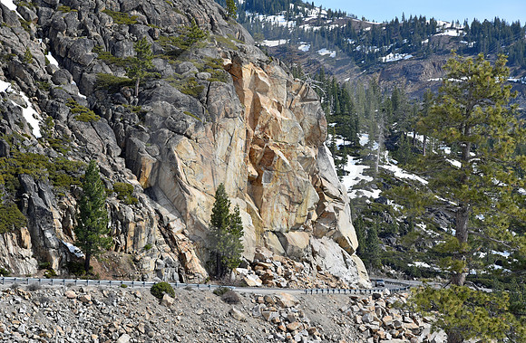 JEEP ON CURVE (Lincoln Highway Donner Pass CA)