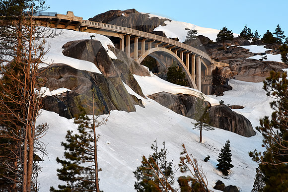 NIGHT ENDS (Lincoln Highway Donner Pass CA)