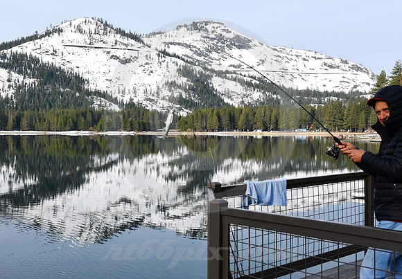LAKE SCENE #1 (Lincoln Highway Donner Lake CA)