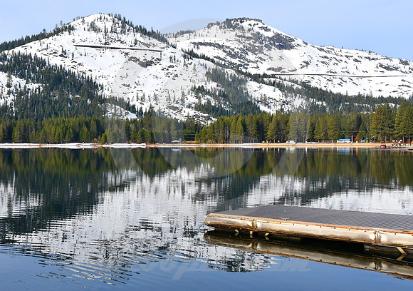 LAKE SCENE #2 (Lincoln Highway Donner Lake CA)