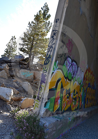 OLD SCENE, NEW GRAFFITI (Donner Pass CA)