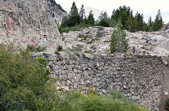 HIKER ON CHINESE WALL (Donner Pass CA)