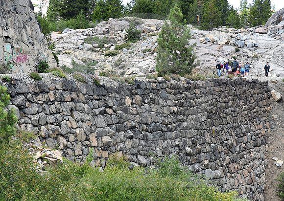 HIKERS ON CHINESE WALL #2 (Donner Pass CA)