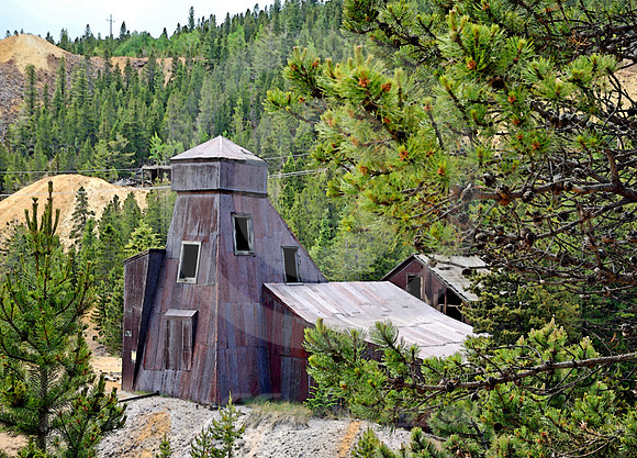 COLORADO ARCHITECTURE #126 (nr Central City CO)