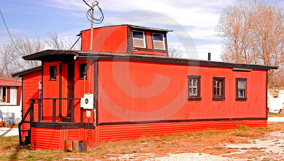 CONVERTED CABOOSE  (Rt 66 Galena KS)