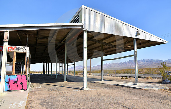 IMPROVED WITH GRAFFITI (Rt 66 nr Barstow CA)