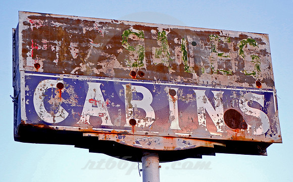 CABINS SIGN (Rt 66 Southwest MO)
