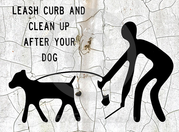 DOG SIGN-DETAIL (National Road Wheeling WV)