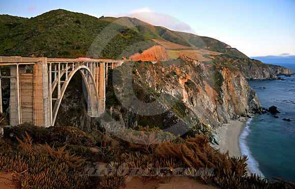 I BRAKE FOR SCENERY (Bixby Creek nr Monterey CA)