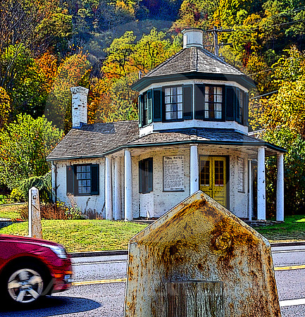 RED CAR & TOLL HOUSE (National Road LaVale MD)