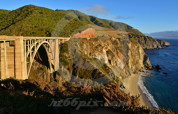 SUNSET SPOTLIGHT (Bixby Creek nr Monterey CA)