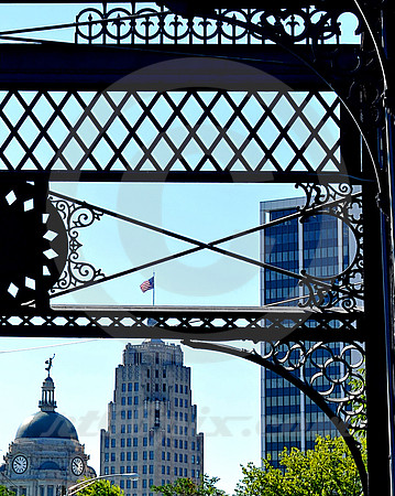 SKYLINE THRU BRIDGE (Lincoln Highway Ft Wayne IN)