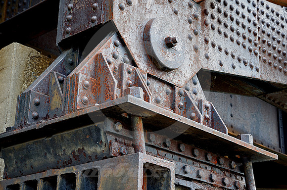 RAILROAD BRIDGE STEEL (Erie Canal North Tonawanda NY)