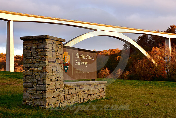 DOUBLE-ARCH #8 (Natchez Trace nr Linton TN)