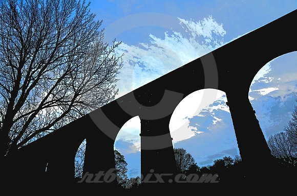 SILHOUETTE WITH TREE (Lanesboro PA)