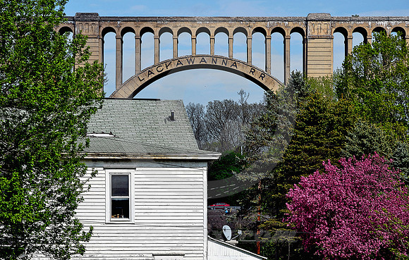HOUSE, TREE & VIADUCT (Nicholson PA)