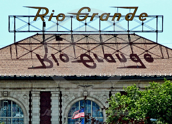 RIO GRANDE SIGN (Lincoln Highway Salt Lake City UT)