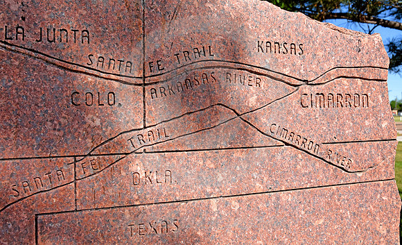CARVED MAP (Cimarron KS)