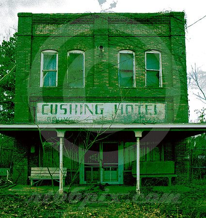 CUSHING HOTEL, KEEP OUT (Cushing TX)