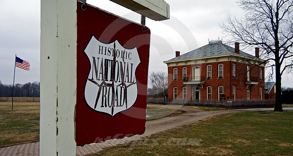 1865-ERA HOUSE (National Road nr Avon IN)