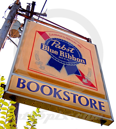 PABST BLUE RIBBON, BOOKSTORE (Rt 66 nr Carthage MO)