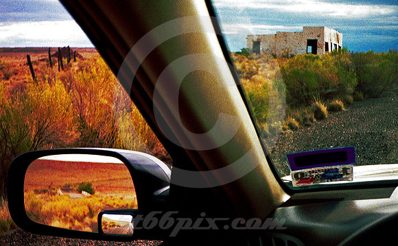 TRADING POST & BRIDGE (Rt 66 nr Painted Desert AZ)