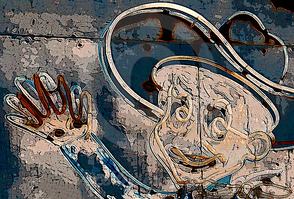 RUSTY-WEST FACE (Rt 66 Santa Rosa NM)