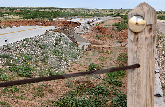 NATURE INTRUDES (Rt 66 nr San Jon NM)
