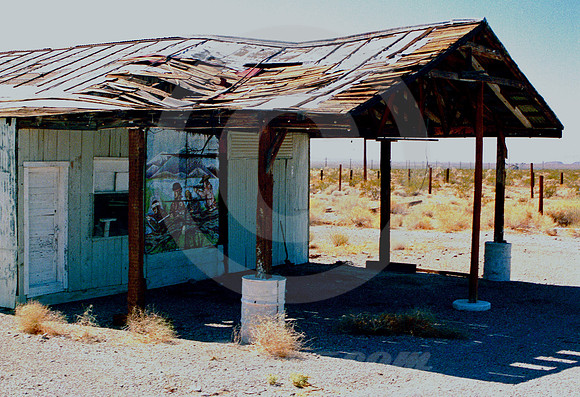 DECORATED RUIN (Rt 66 Danby CA)