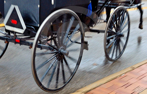 WET HORSE & BUGGY #2 (Lincoln Highway Ashland OH)