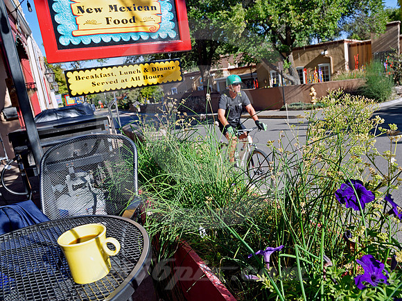 URBAN SCENE #27 (Rt 66 Santa Fe NM)