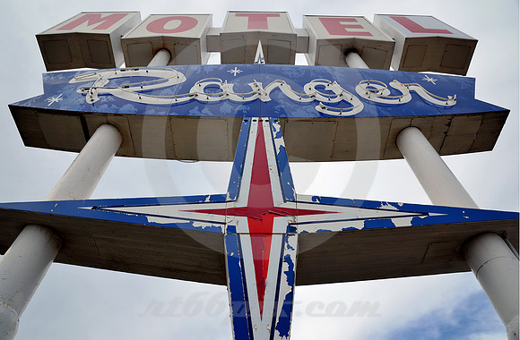 MOTEL RANGER NEON (Rt 66 El Reno OK)