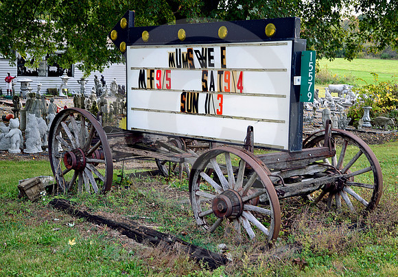RECYCLED SIGN (Lincoln Highway nr Dalton OH)
