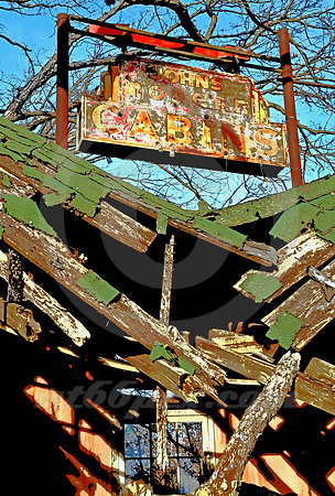 JOHN'S MODERN CABINS #9 (Rt 66 nr Arlington MO)