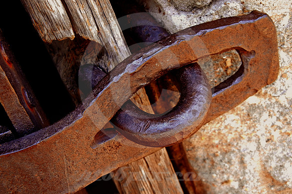 HASP ON ONE-ROOM JAIL (Rt 66 Texola OK)
