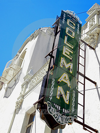 COLEMAN THEATRE SIGN & BALCONY (Rt 66 Miami OK)