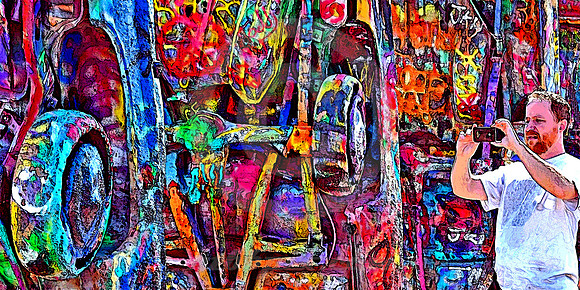 CADILLAC SNAP #2 (Rt 66 Cadillac Ranch TX)