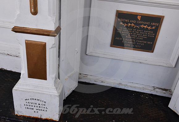 MINING PLAQUE (Virginia City NV)