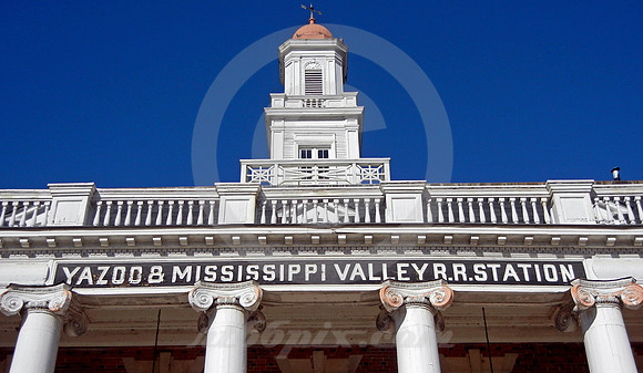 YAZOO & MISSISSIPPI VALLEY R.R. STATION (Natchez Trace Vicksburg MS)