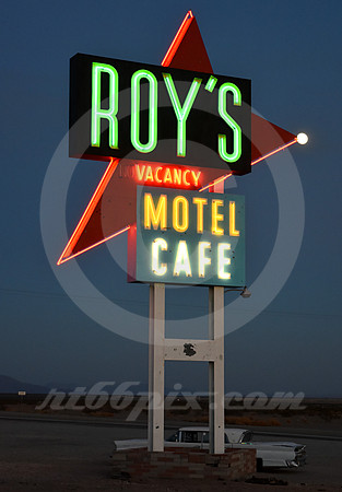 RESTORED NEON #9 (Rt 66 Amboy CA)