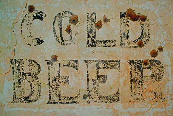 COLD BEER SIGN (Rt 66 Montoya NM)
